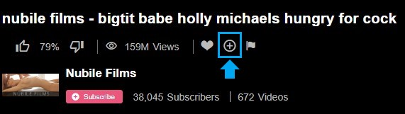 Click on + icon below video to add to collection